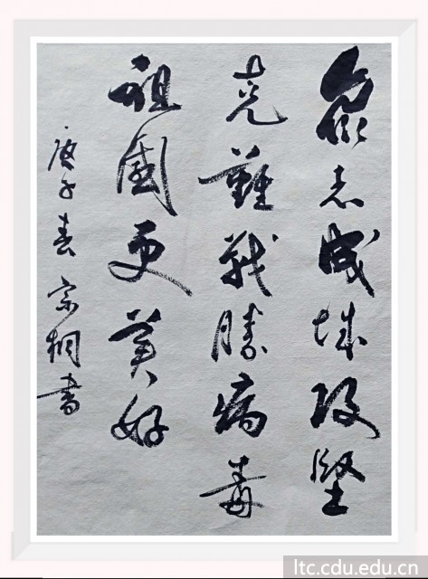 甘宗桐书法作品